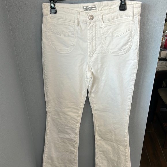 Kut from the Kloth Denim - Kut from the Kloth White Flare Wide Leg Jeans